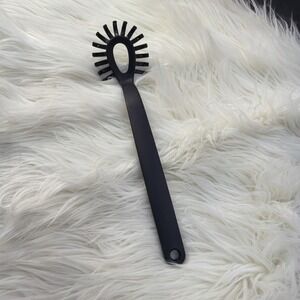 Ikea 365+ Black Nylon Pasta Spaghetti Noodle‎ Server Fork 11" Spain RETIRED